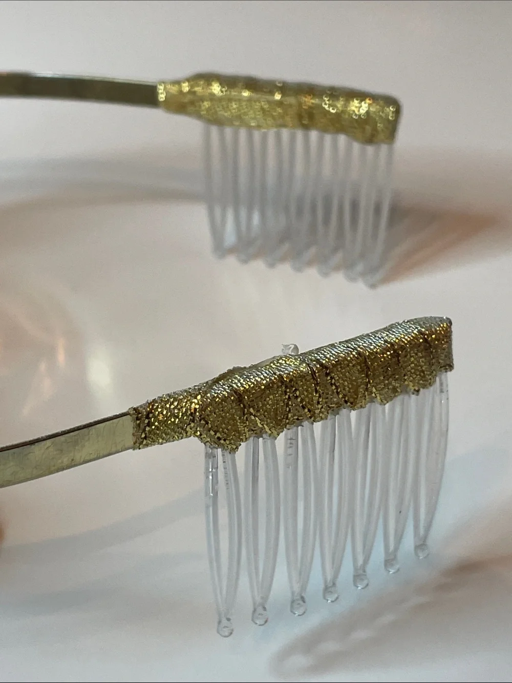 Disney Frozen Anna Gold Tone Tiara Crown Rhinestone Tear Drop for Dress Up - Picture 5 of 10